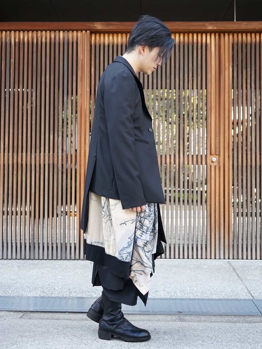 Ground Y x Kyousai Kawanabe drape layered Styling - 1-002