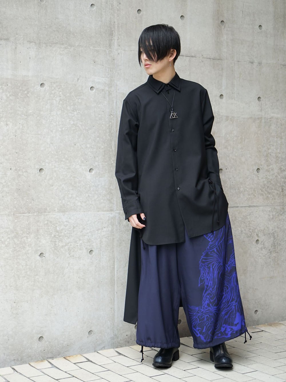 Ground Y x Kyousai Kawanabe graphic Balloon Pants Styling !! - 1-001