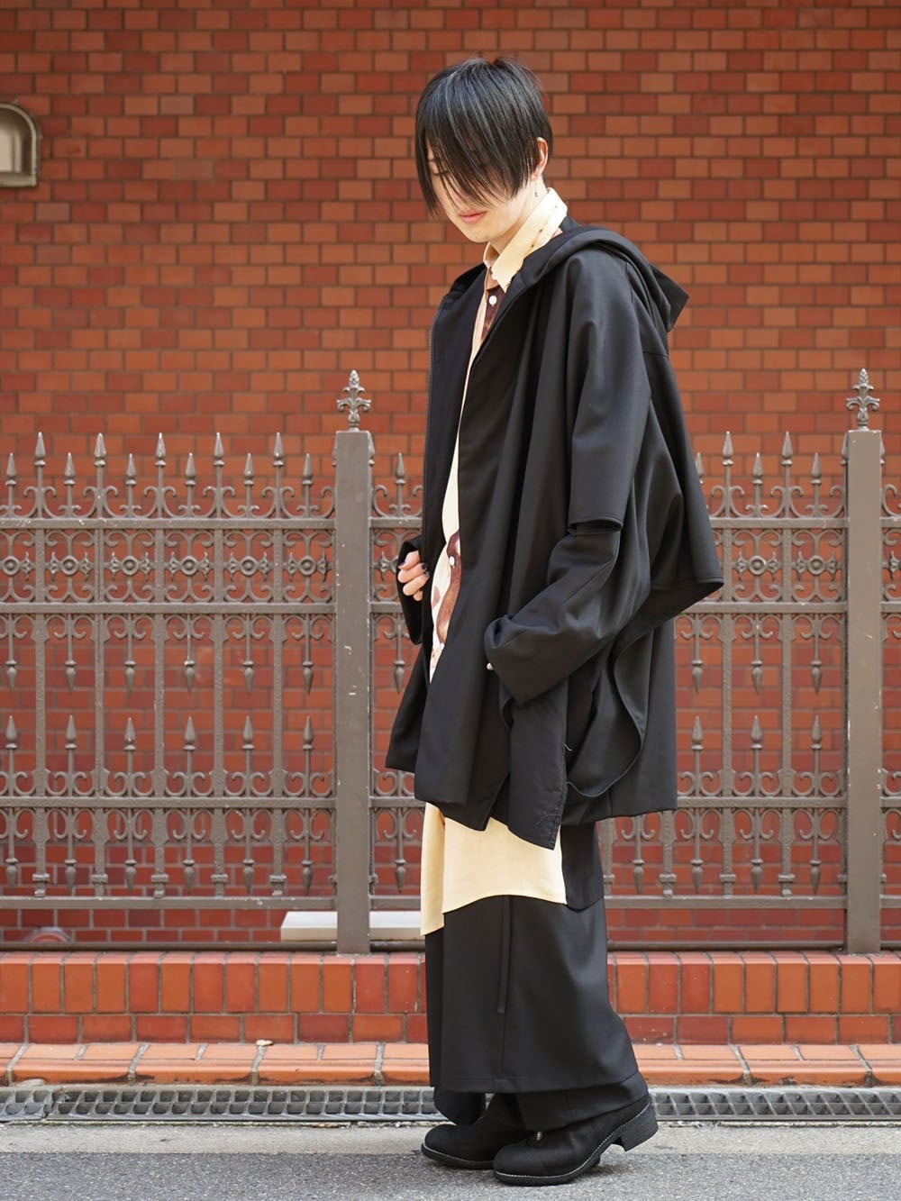 Ground Y x Kyousai Kawanabe graphic Long shirt styling !! - 1-002