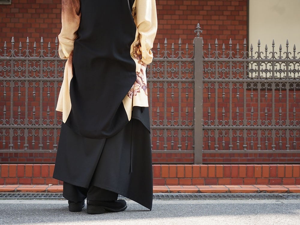 Ground Y x Kyousai Kawanabe graphic Long shirt styling !! - 4-001