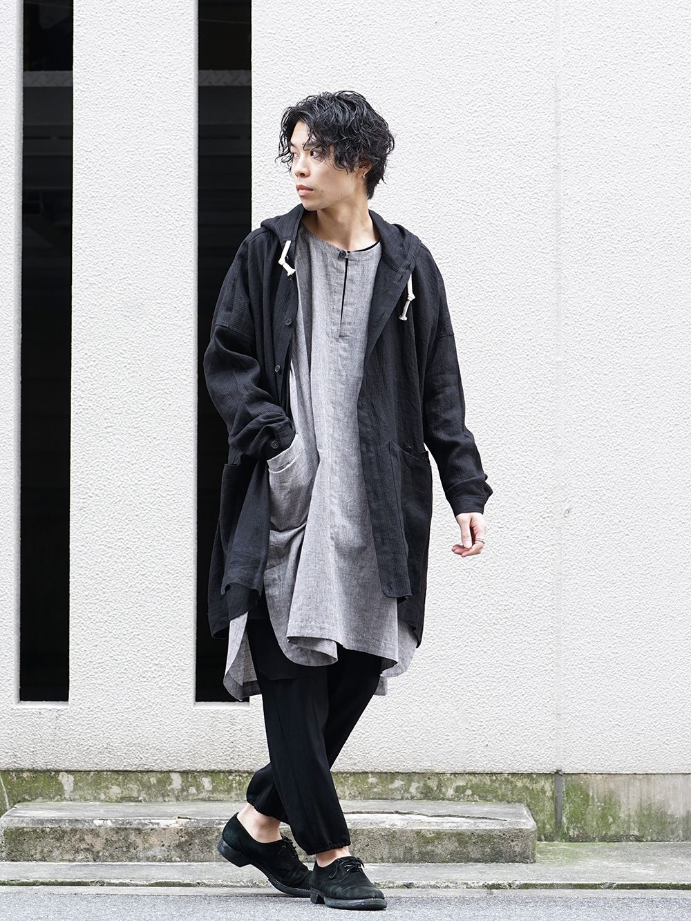 O project Tunic On Hoodie Shirt Style - 4-001