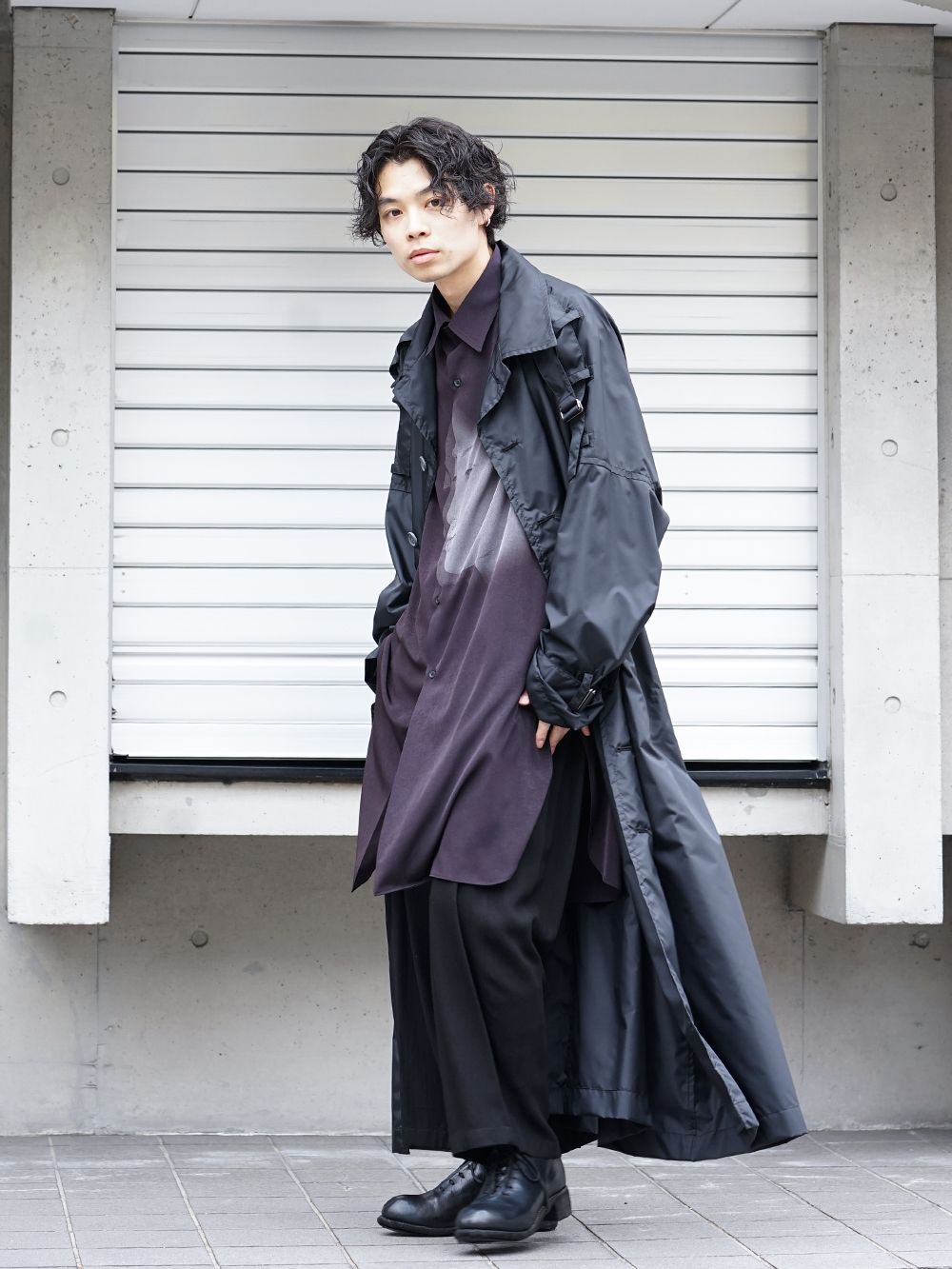 Yohji Yamamoto - ヨウジヤマモト Big Rain Coat Style - FASCINATE BLOG