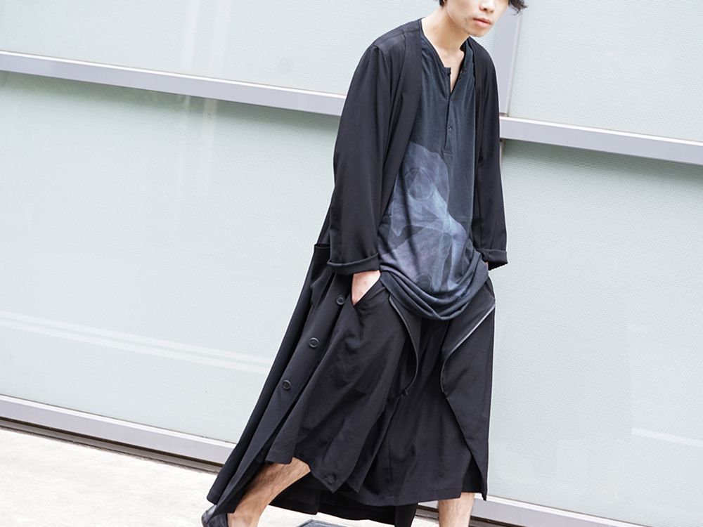 Yohji Yamamoto 20SS Shorts x Long Coat Style - 2-001