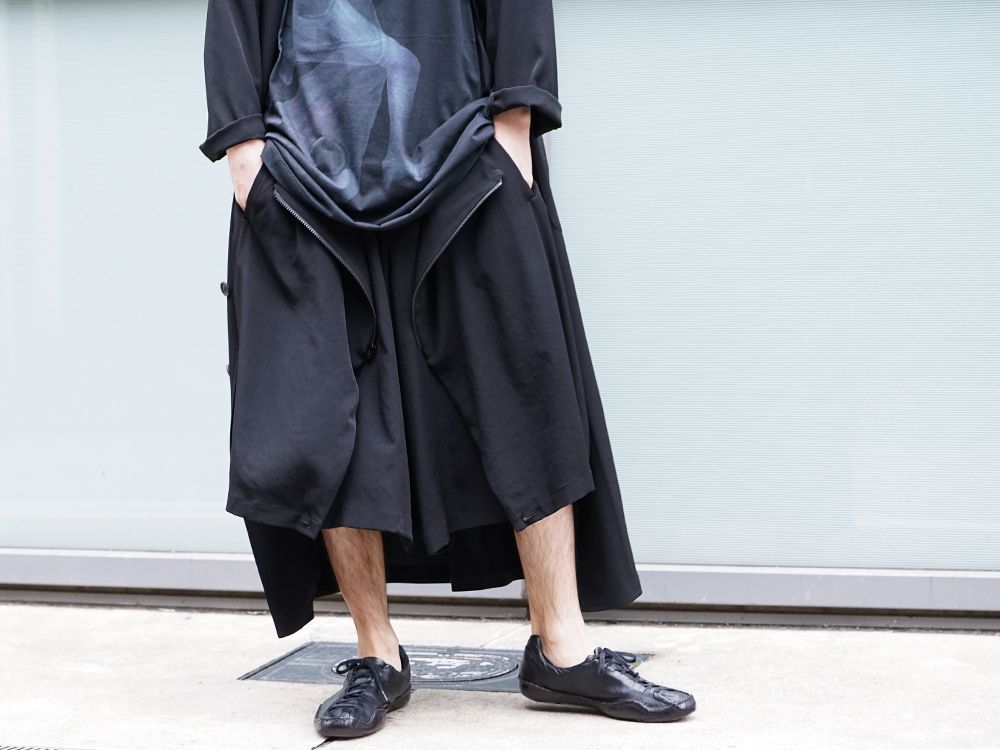 Yohji Yamamoto 20SS Shorts x Long Coat Style - 3-001