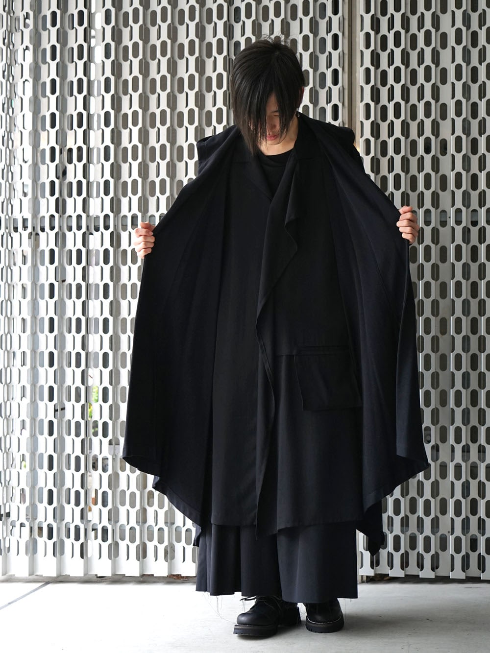 Ground Y × The Viridi-anne 20SS Black Drape Styling !! - 1-004