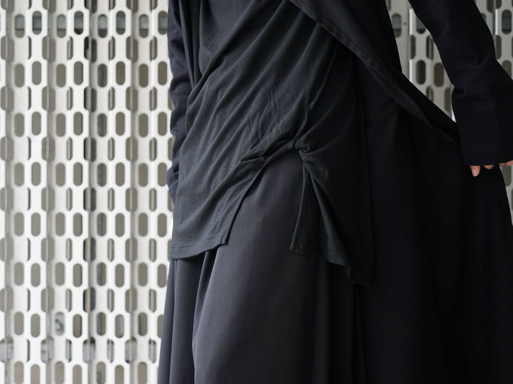 Ground Y × The Viridi-anne 20SS Black Drape Styling !! - 2-005