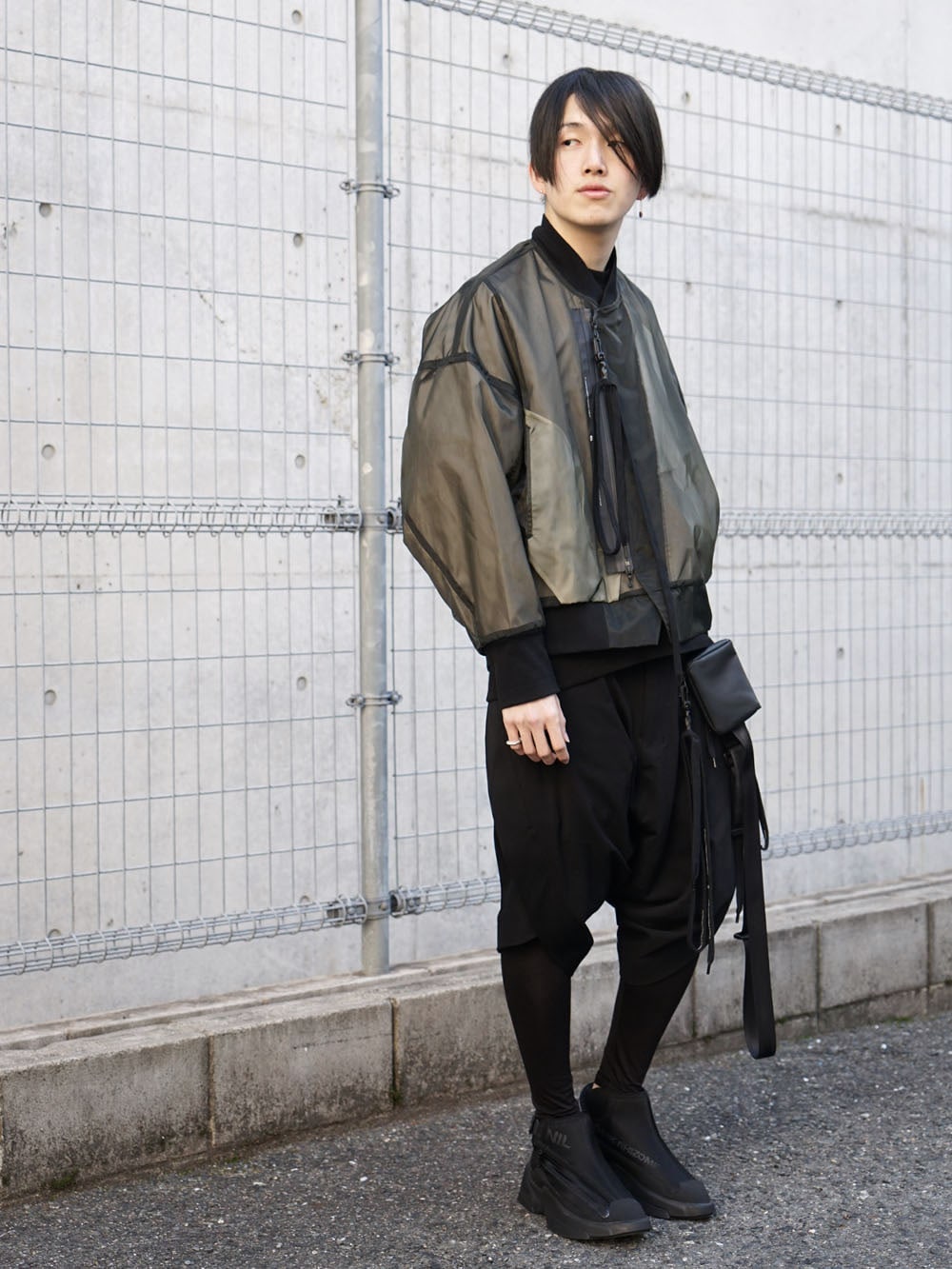NILøS New graphic See through jacket Styling !! - FASCINATE BLOG