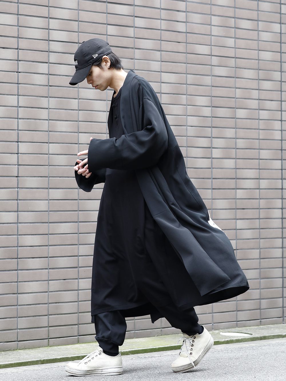 Yohji Yamamoto 20SS シルク 変形ロングジャケットジャケット/アウター 