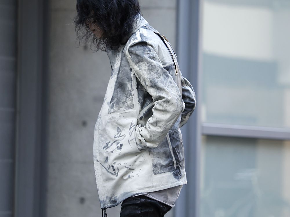 Boris Bidjan Saberi Spray Dye Reversible Leather Jacket Style - 3-005