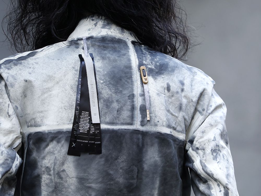 Boris Bidjan Saberi Spray Dye Reversible Leather Jacket Style - 3-005