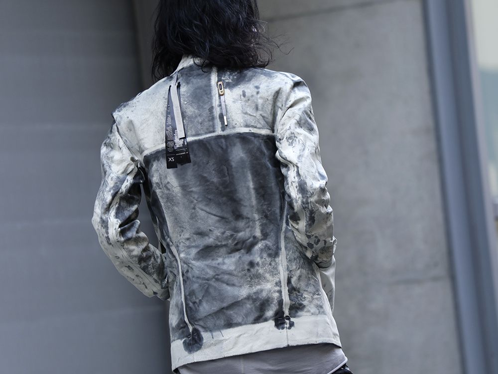 Boris Bidjan Saberi Spray Dye Reversible Leather Jacket Style - 3-005