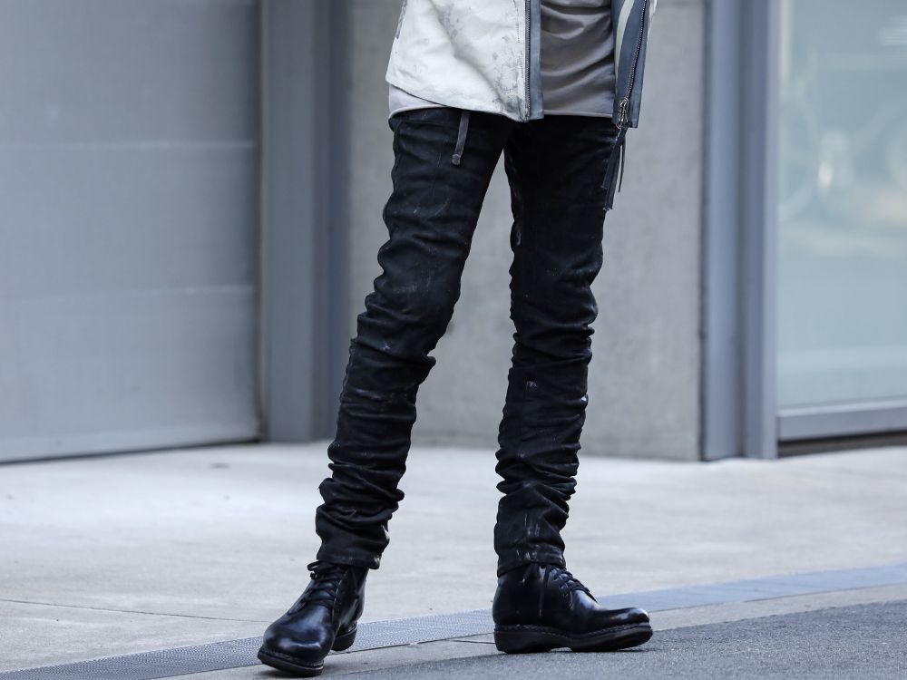 Boris Bidjan Saberi Spray Dye Reversible Leather Jacket Style - 4-001