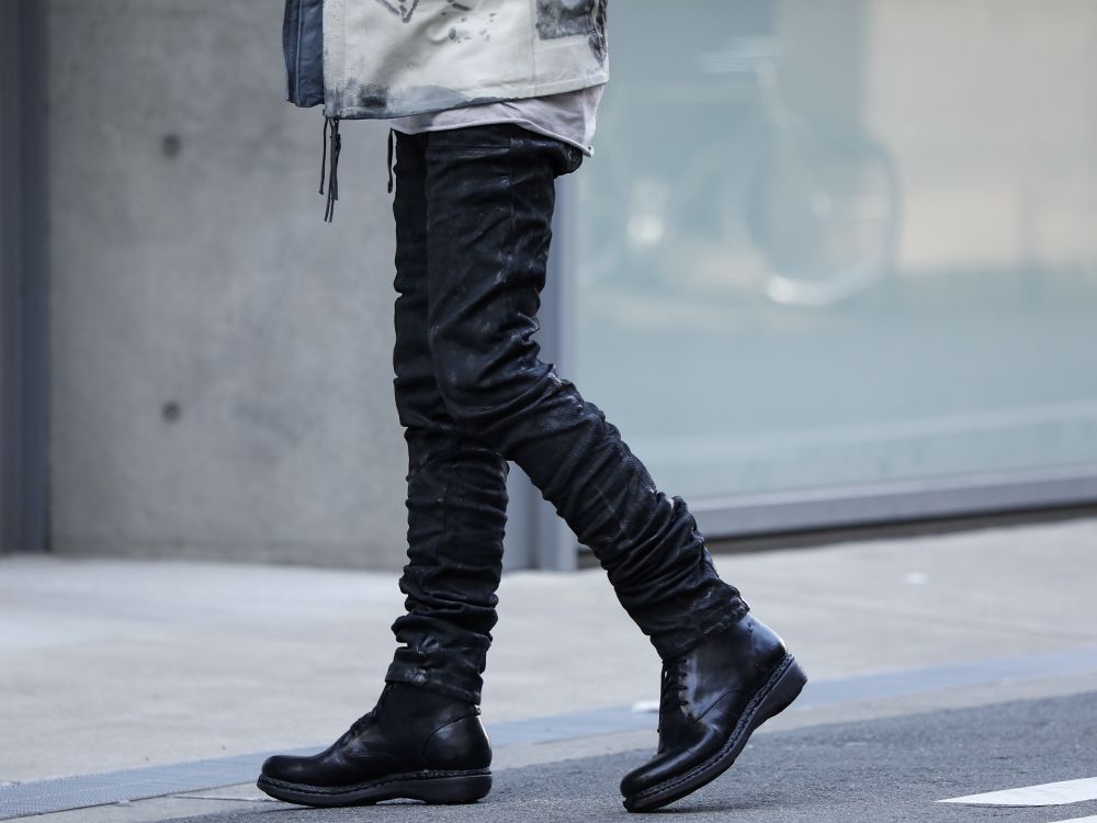 Boris Bidjan Saberi Spray Dye Reversible Leather Jacket Style - 4-002