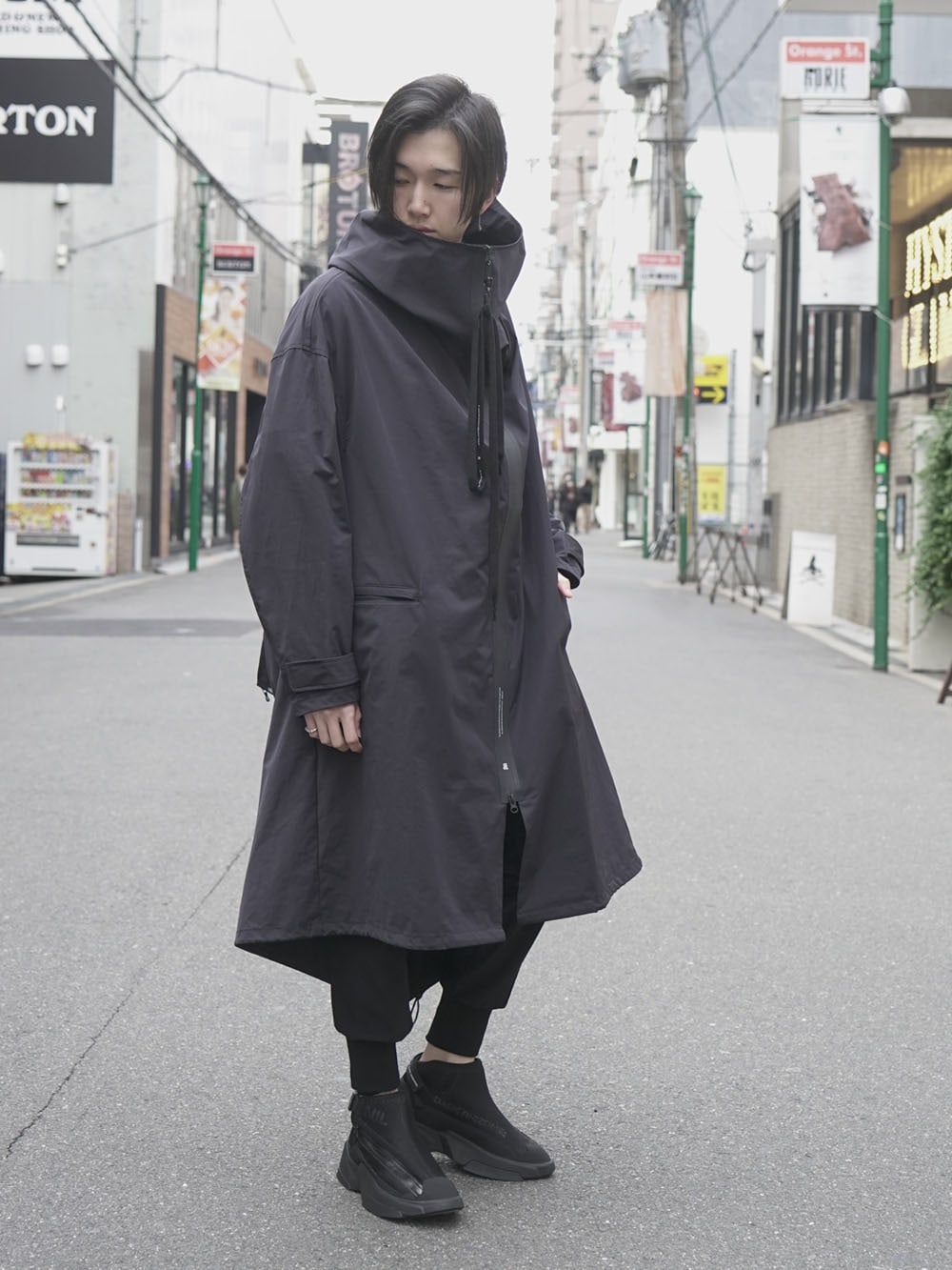 NILøS 20SS High neck long coat styling !! - 1-002
