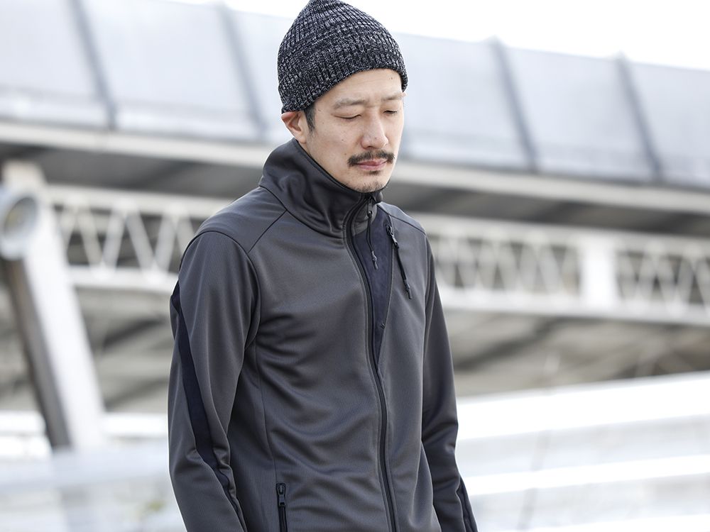 LOGY kyoto 20SS 【 RIPVANWINKLE × VEILANCE 】LEATHER LINE JERSEY JACKET STYLING!!!< - 2-001