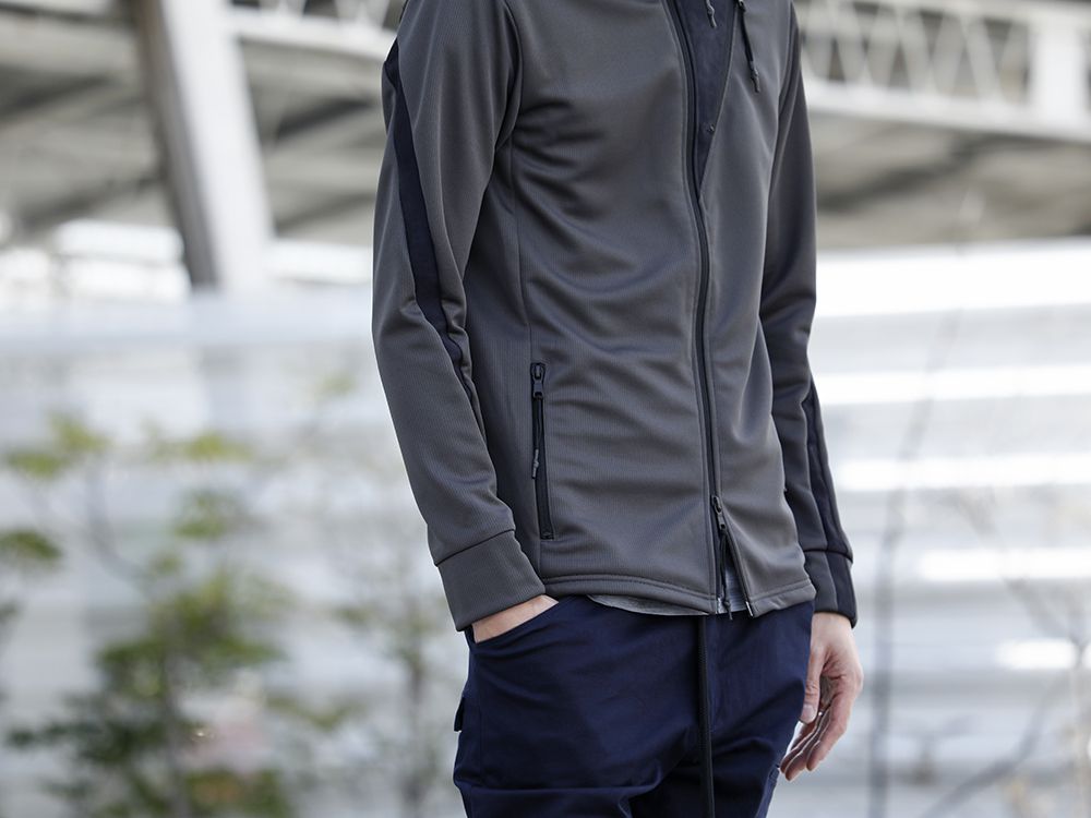 LOGY kyoto 20SS 【 RIPVANWINKLE × VEILANCE 】LEATHER LINE JERSEY JACKET STYLING!!! - 2-002