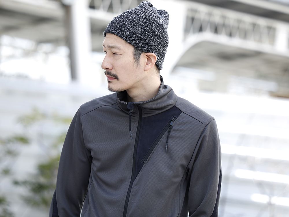 LOGY kyoto 20SS 【 RIPVANWINKLE × VEILANCE 】LEATHER LINE JERSEY JACKET STYLING!!! - 2-003