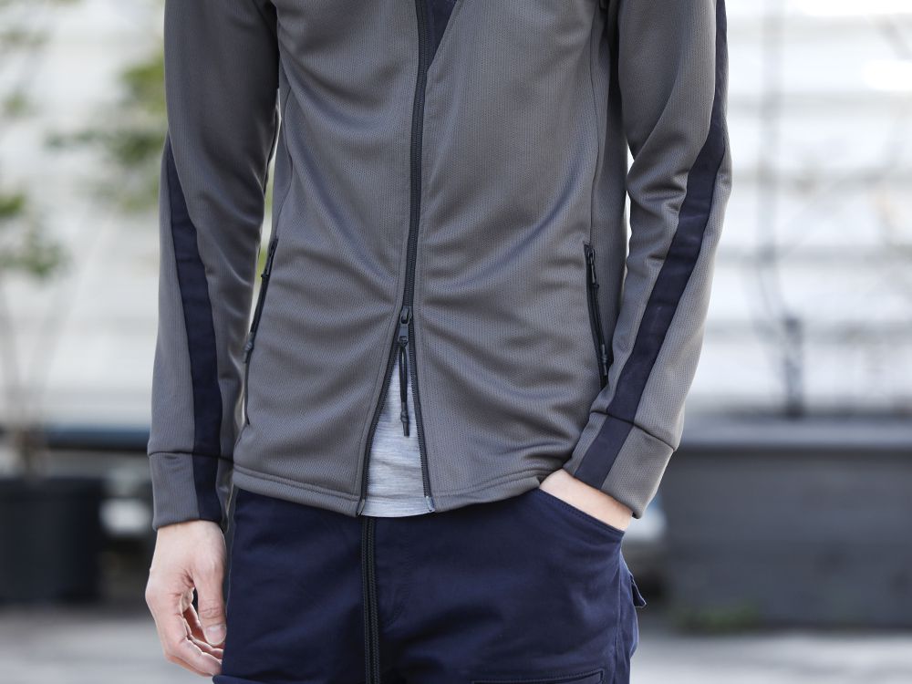 LOGY kyoto 20SS 【 RIPVANWINKLE × VEILANCE 】LEATHER LINE JERSEY JACKET STYLING!!! - 2-004