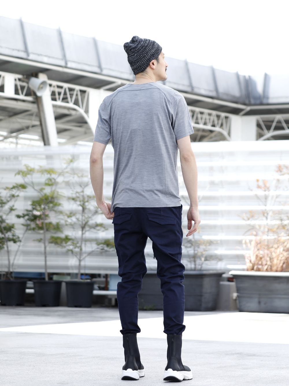 LOGY kyoto 20SS 【 RIPVANWINKLE × VEILANCE 】LEATHER LINE JERSEY JACKET STYLING!!! - 3-003