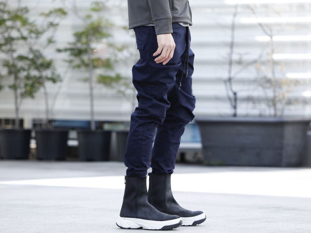 LOGY kyoto 20SS 【 RIPVANWINKLE × VEILANCE 】LEATHER LINE JERSEY JACKET STYLING!!! - 4-001