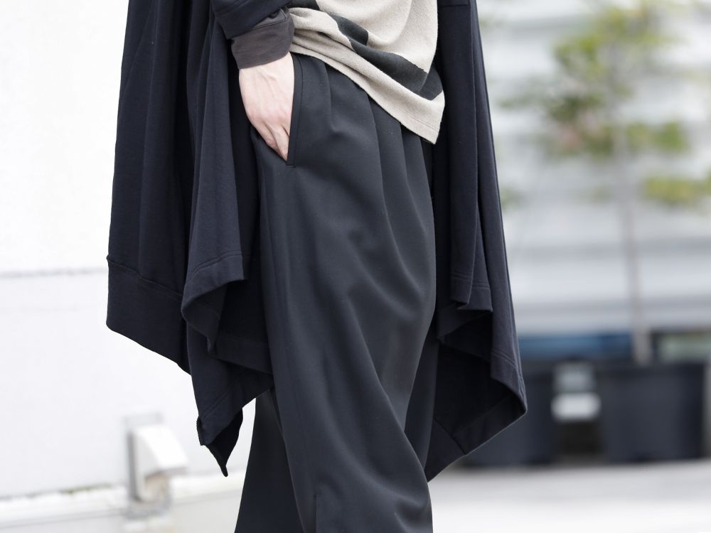 .LOGY kyoto 20ss Ground Y Drape Hood Cardigan STYLE!! - 3-003