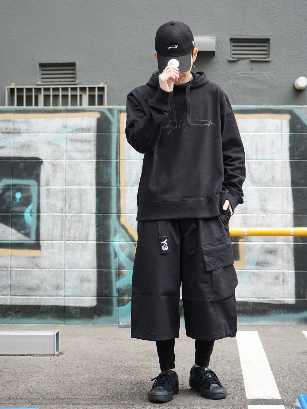 Ground Y - グラウンド ワイ& Y-3 - ワイスリー 20SS Black スポール