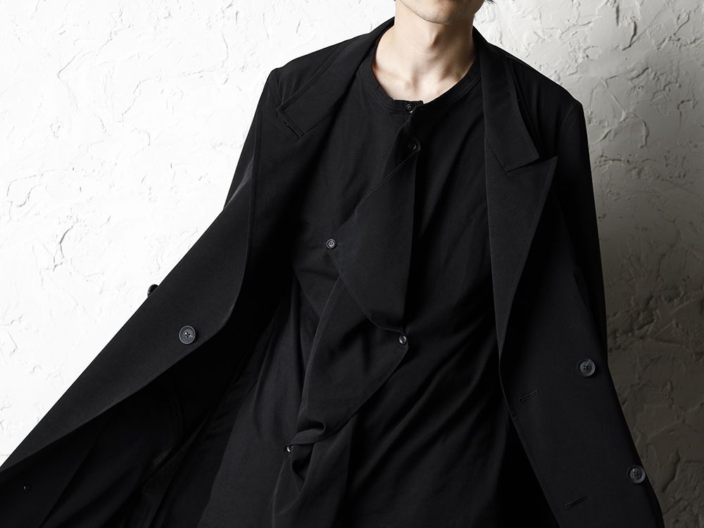 Yohji Yamamoto Tuxedo Peaked Long dress Style - 2-004