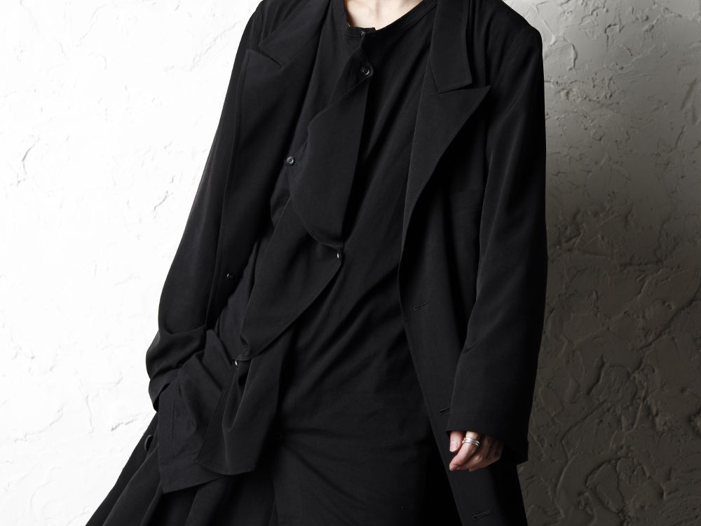 Yohji Yamamoto Tuxedo Peaked Long dress Style - 2-005