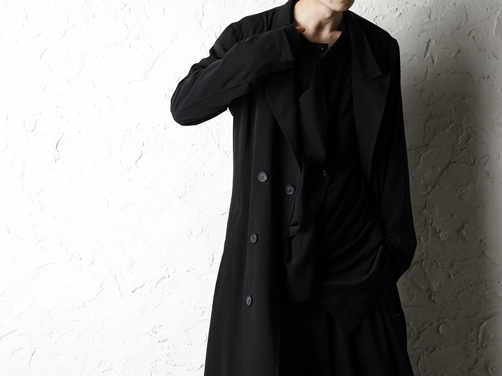 Yohji Yamamoto Tuxedo Peaked Long dress Style - 2-006