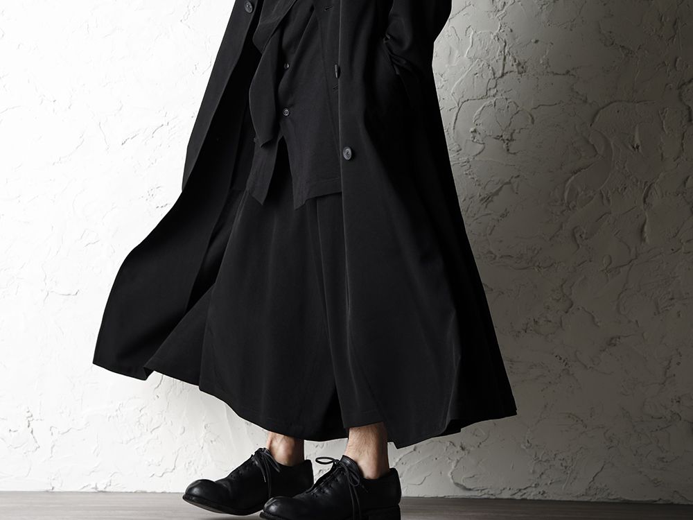 Yohji Yamamoto Tuxedo Peaked Long dress Style - 3-002