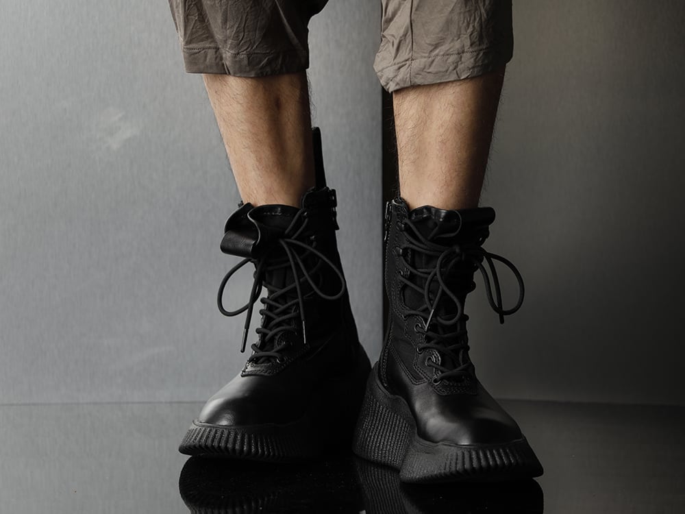 JULIUS 20SS Black x Earth Colouring Style - 4-005