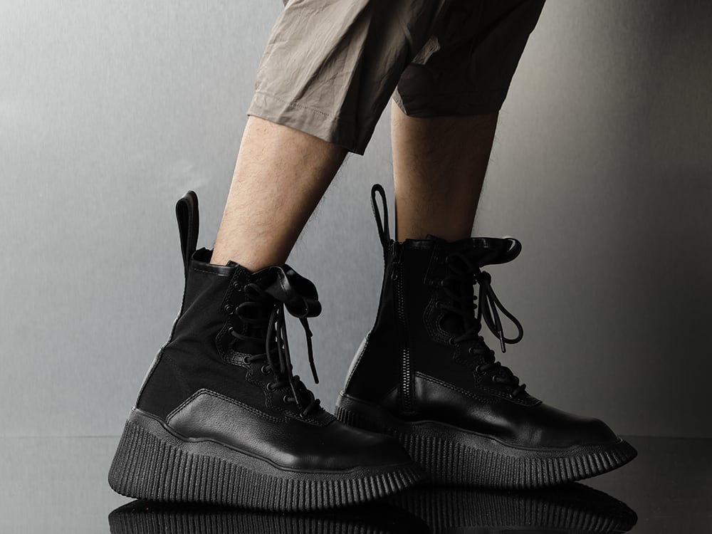 JULIUS 20SS Black x Earth Colouring Style - 4-006