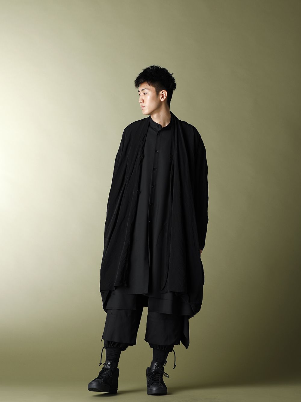 .Logy kyoto Layered All Black STYLE!! - 1-001