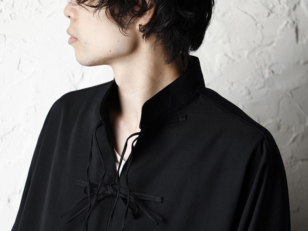 B Yohji Yamamoto 20SS Bow Dolman Sleeve Blouse - 2-002