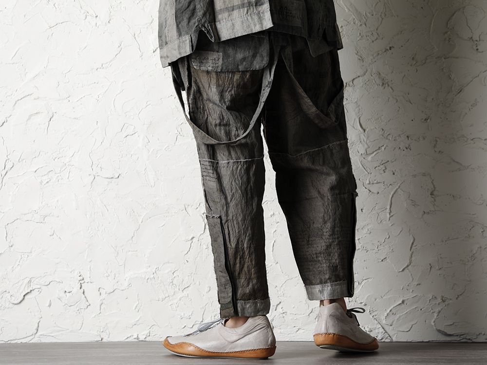 ZIGGY CHEN 20SS  Used Paper Print Set Up Suit Style - 3-003