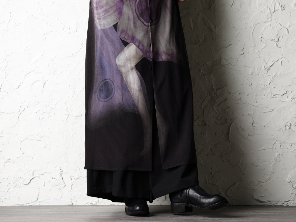 Yohji Yamamoto 20SS Suzume Uchida Print Shirt Style - 3-001