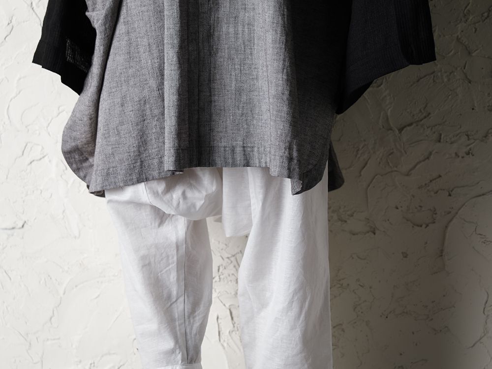 O project 20SS Stripe linen Hooded Shirts Jacket Style - 3-005