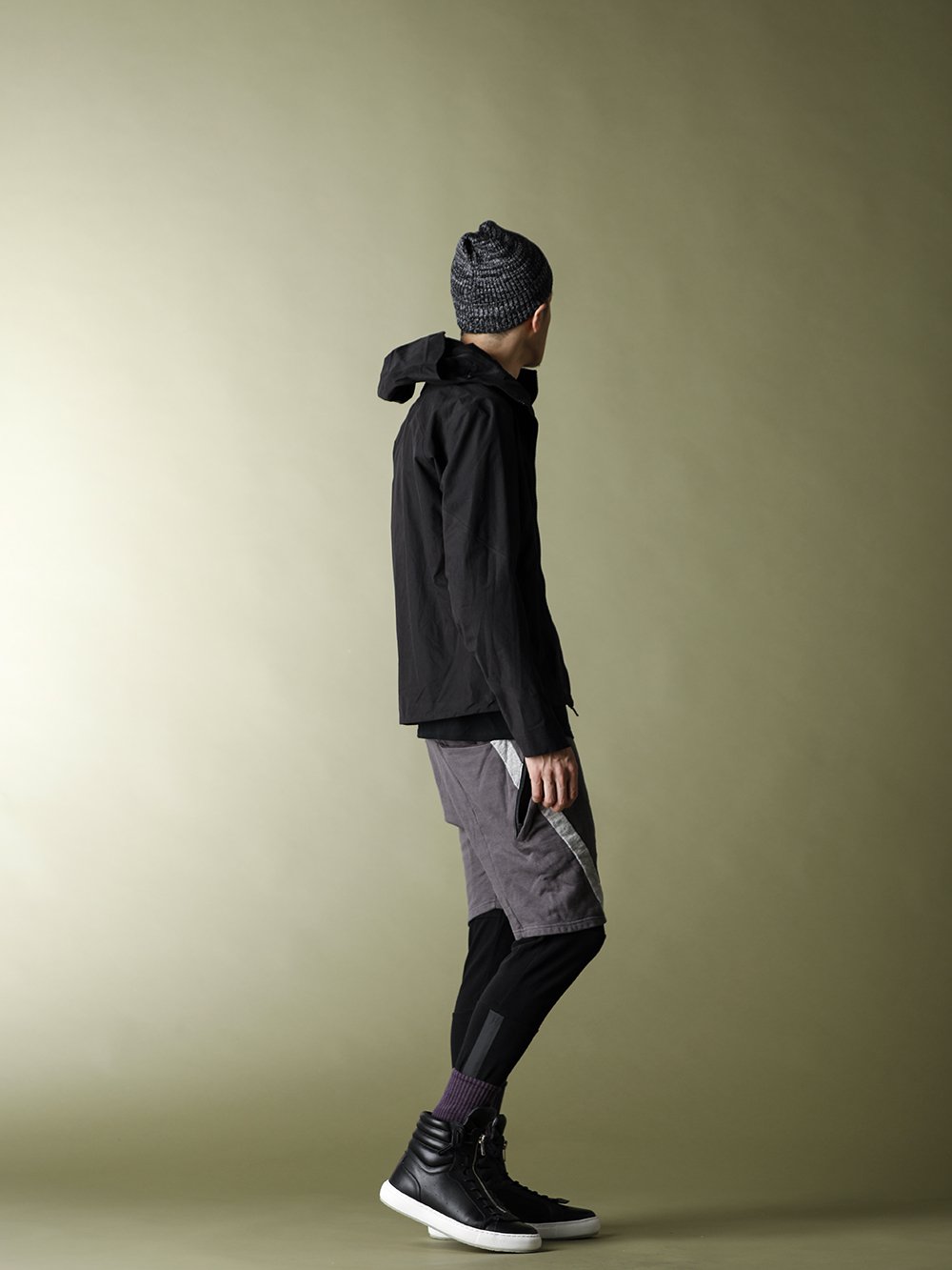 .LOGY kyoto 20SS 【 RIPVANWINKLE × VEILANCE 】LINE JERSEY SHORTS STYLING! - 1-002