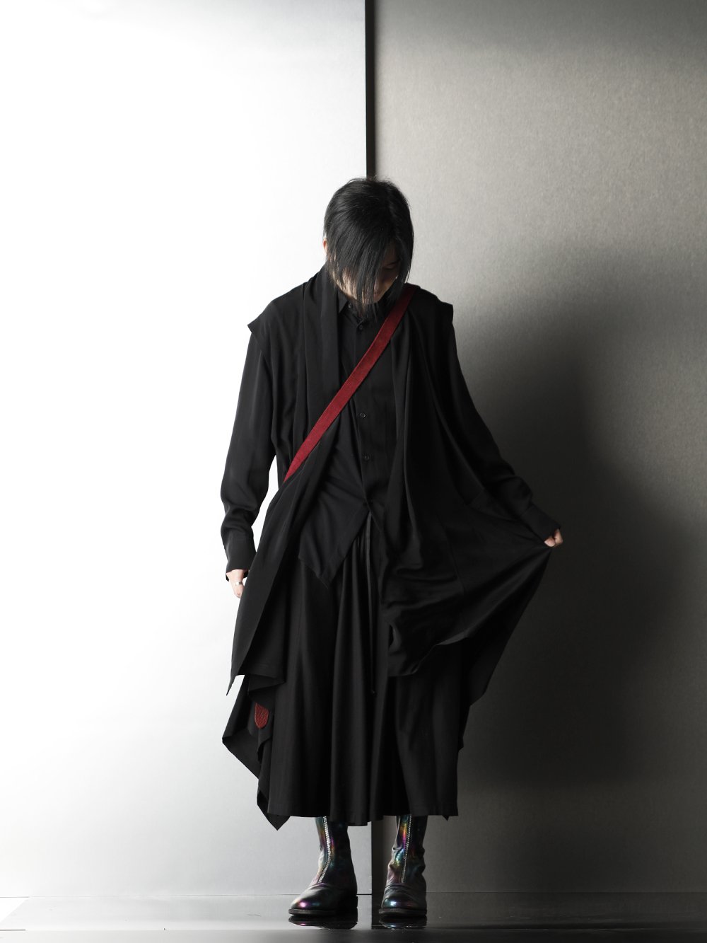 Ground Y x GUIDI Layered draping Style - 1-001