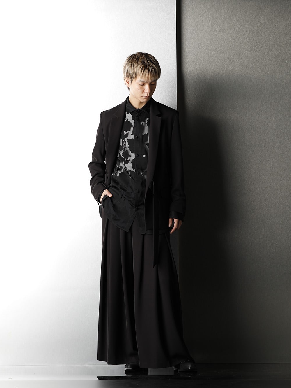 GalaabenD & kiryuyrik 20SS opal Black mix style - 1-001