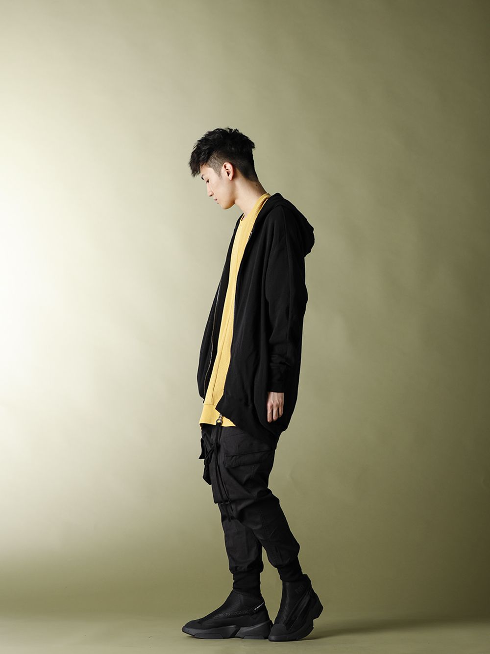 .LOGY Kyoto JULIUS 20SS  Black × Mustard 2collar STYLE!! - 1-002