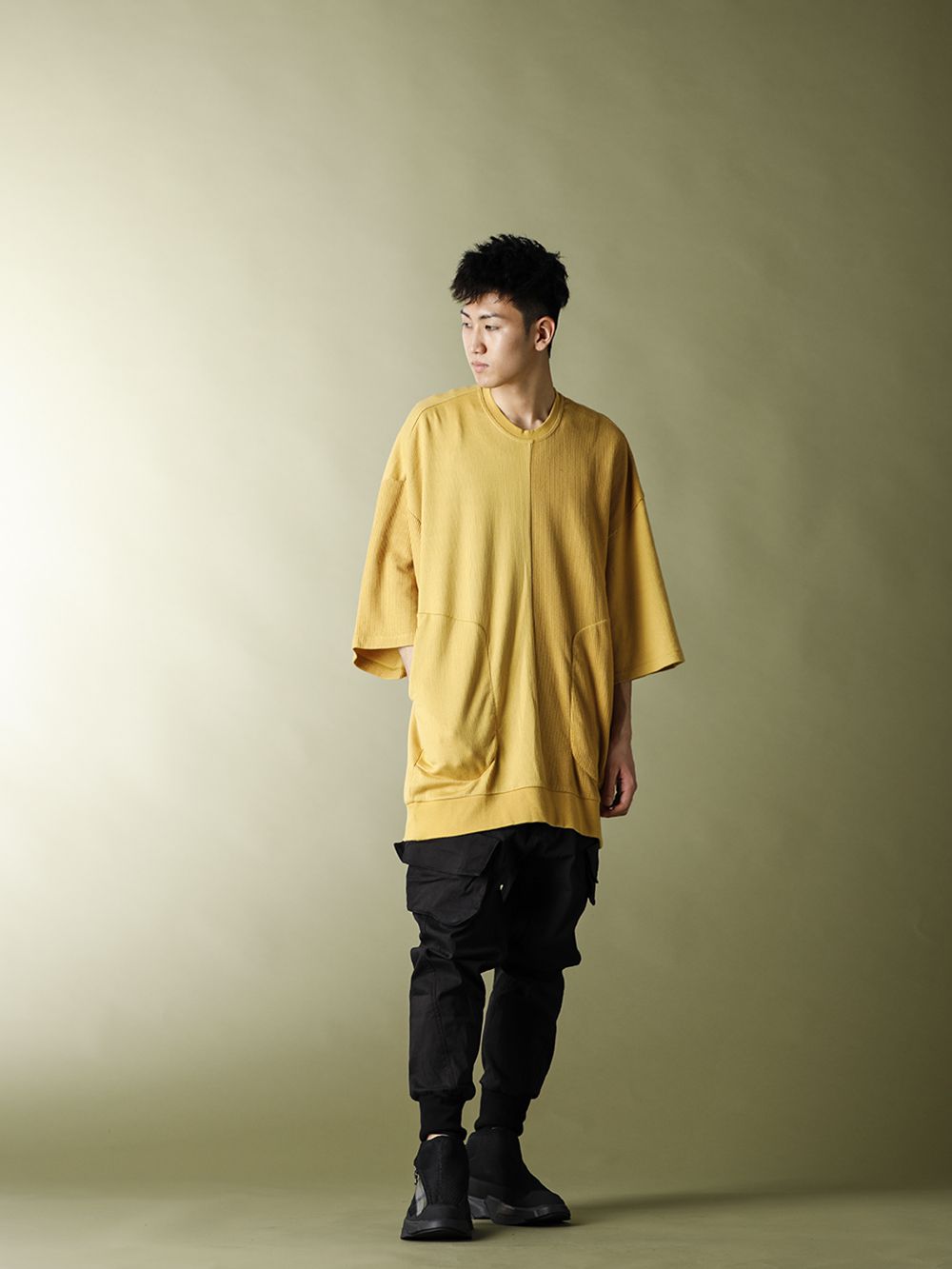 .LOGY Kyoto JULIUS 20SS  Black × Mustard 2collar STYLE!! - 3-001