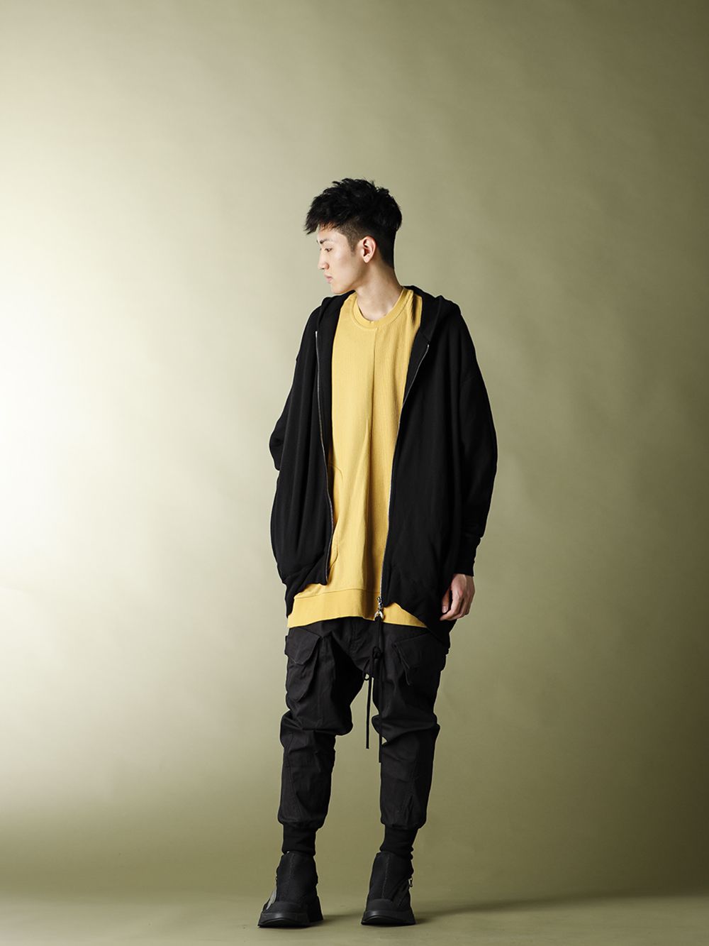 .LOGY Kyoto JULIUS 20SS  Black × Mustard 2collar STYLE!! - 5-001