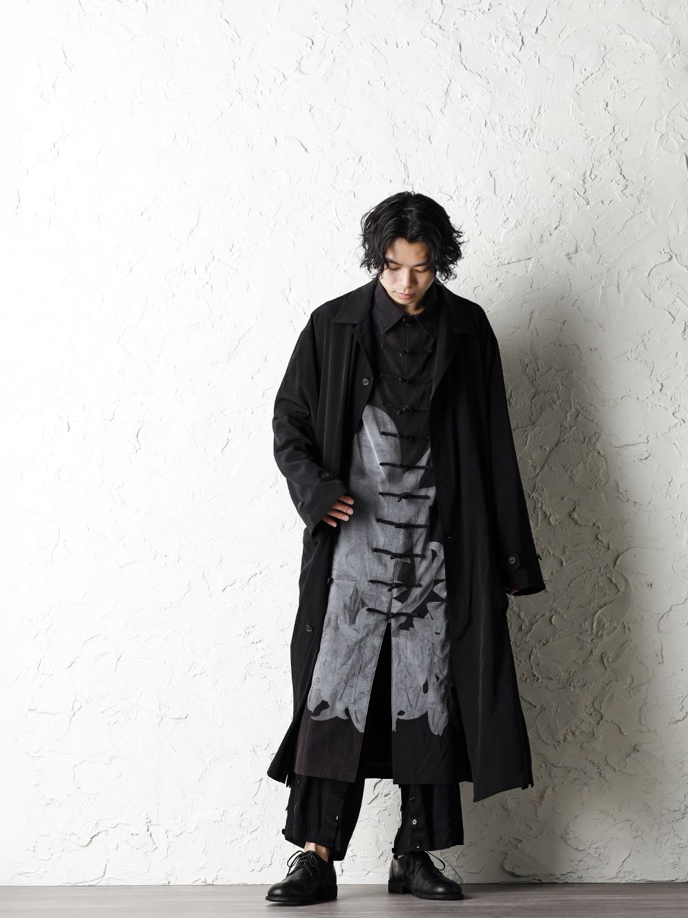 yohji Yamamoto 20ss タキシード チャイナシャツ - トップス