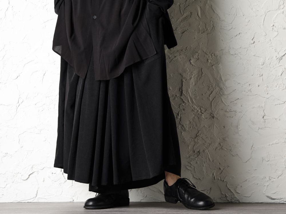 Yohji Yamamoto 20ss Tuxedo HAKAMA pants Style - 3-001