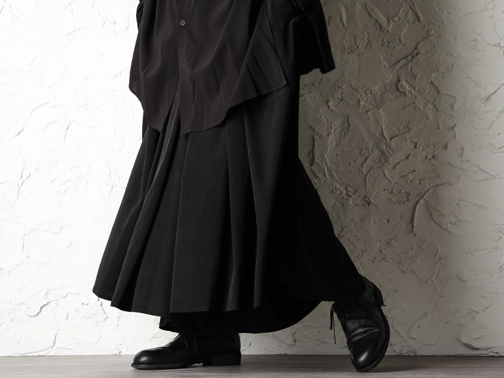 Yohji Yamamoto 20ss Tuxedo HAKAMA pants Style - 3-002