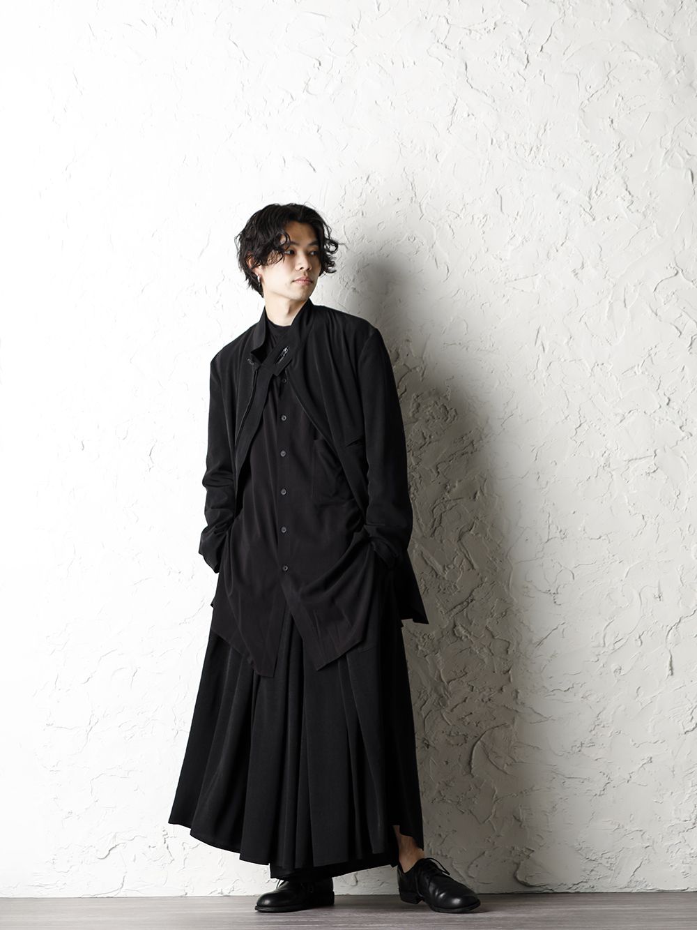 Yohji Yamamoto - ヨウジヤマモト 20ss Tuxedo HAKAMA pants Style