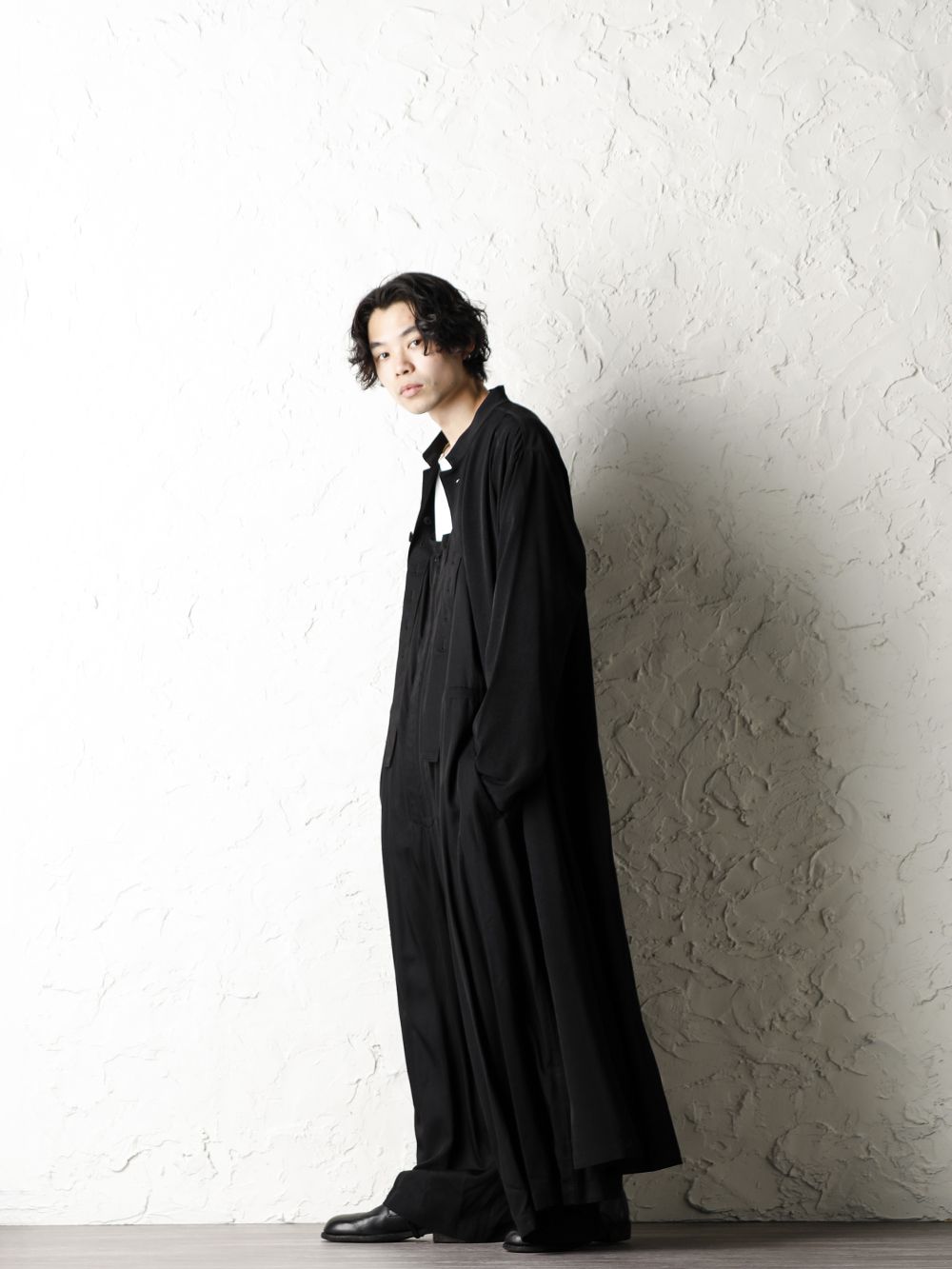 Yohji Yamamoto 20ss Cupro twill Overall Style - 1-002
