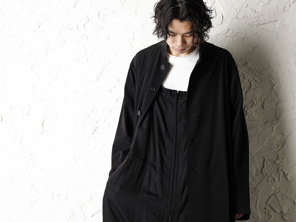 Yohji Yamamoto 20ss Cupro twill Overall Style - 2-001
