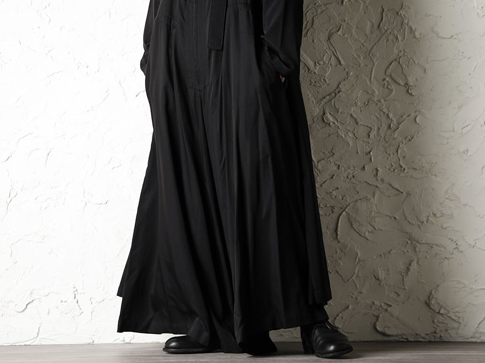 Yohji Yamamoto 20ss Cupro twill Overall Style - 3-001